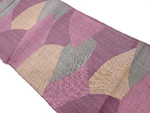 抽象模様織出し袋帯